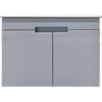 Kobos Meta KB.110010 Mat Gri 91 cm Lavabo Dolabı