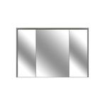 Kobos Meta KB.300007 Mat Gri 120 cm Aydınlatmalı Dolaplı Ayna