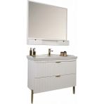 Kobos Noble 100 cm Banyo Dolabı Seti Bianco - yok - Beyaz