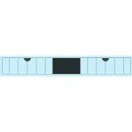 Kobos Noble KB.500005 Açık Mavi 80 cm Ayna Alt Modülü