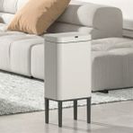 Kobos Sensörlü Çöp Kovası Ayaklı 9l Açık Gri KBJAH6603L - 51 cm