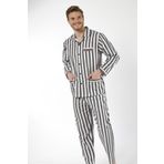Kocabey 4007 Gaffur Çizgili Poplin Erkek Pijama Takımı
