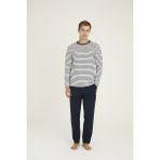 Kocabey 9215 Erkek O.yaka Pijama Takım - Beyaz