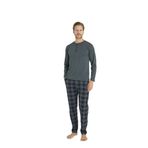 Kocabey 9221 Erkek Midi Yaka Pijama Takım