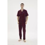 Kocabey Kkt-26158 Erkek Apaj Yaka Düğmeli Pijama Takımı