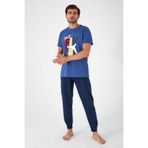 KOCABEY Rolypoly 3026-s Erkek Pijama Takım Gece Mavisi M
