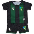 Kocaelispor Ks 25/26 Sezonu Taraftar Bebek Forma Çubuklu - 9 - 12 Ay - Yeşil - Siyah