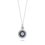 Koçak 0.88 Karat Safir Kadın Pırlanta Kolye