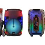 Koçak Elektronik Mikrofonlu Rgb 8 Bluetooth Speaker Hoparlör