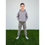 Koçak Kids Kapüşonlu ve Kanguru Cepli Gri Renk Erkek Çocuk Eşofman Takım