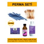 Kocaman Kozmetik Perma Bigudi Full Set No:0 - Boyalı Saçlar (Bigudi + Lastik + Perma Kağıdı + Perma İlacı + Fiksatör)