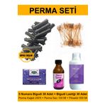 Kocaman Kozmetik Perma Bigudi Full Set No:5 - Boyalı Saçlar (Bigudi + Lastik + Perma Kağıdı + Perma İlacı + Fiksatör)
