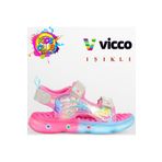Kocamanlar Ayakkabı Vicco Can Ortopedik Işıklı Çocuk Sandalet FUŞYA