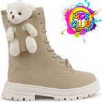 Kocamanlar Kids Club Shoes Perla Hayvan Figürlü Ortopedik Kaymaz Taban Unisex Çocuk Bot