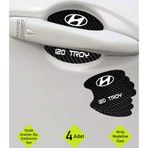 Kocamın Tasarımı Hyundai i20 Troy Kapı İçi Karbon Desenli Estetik ve Koruyucu Çizik Önleyici Folyo Takımı i20 Troy Yazılı