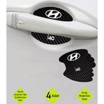 Kocamın Tasarımı Hyundai İ40 Modeline Uygun Karbon Çizik Önleyici Kapı İçi Koruma ve Şıklık Takımı İ40 Yazılı
