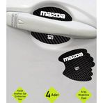 Kocamın Tasarımı Karbon Desenli Mazda 121 Kapı İçi Kolları Çizilmelere Karşı Özel Koruma Folyo Seti 121 Yazılı