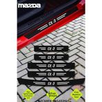 Kocamın Tasarımı Mazda Cx-3 Uyumlu Karbon Kapı Bagaj Eşik Koruyucu Seti Çizilme Önleyici Folyo Ve Sticker Cx-3 Yazılı