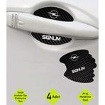 Kocamın Tasarımı Opel Signum İçin Özel Tasarım Karbon Kaplama Kapı İçi Çizik Önleyici Şık Folyo Seti Signum Yazılı