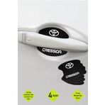 Kocamın Tasarımı Toyota Cressida Kapı Kolları İçin Çizik Önleyici Şık Karbon Desenli Folyo Koruma Seti Cressida Yazıl