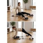 kochler Çok Fonksiyonlu Ahşap Pilates Aleti – 4 Kademeli Dirençli, 20+ Egzersiz, Kayan Platform