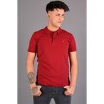 Koçmen Erkek Polo Yaka T-Shirt K-0145 - Bordo - XXL