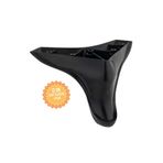 KOÇSAN Yunus Siyah 12 Cm Plastik Mobilya Ayağı, Lüks Metal Mobilya Ayak, Koltuk, Dolap, Şifonyer Ayak