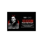 kocstudyo Atatürk 10 Kasım Posteri, İç ve Dış Mekan, 100x200 cm