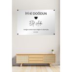 kocstudyo Kişiye Özel Doğum Günü Duvar Afişi Posteri, 70x100 cm