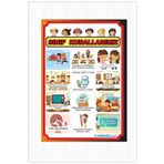 kocstudyo Sınıf Kuralları Posteri, 70x50 Cm, Okul Sınıfı için Vinil Branda Duvar Afişi