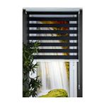 Koçtaş Basic Zebra Stor Perde Siyah