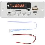 Kod Çözme Kartı 12V 02EA Mp3 Kod Çözme Kartı Aux Girişli USB Portu Destekli Hafıza Kartı ve U Diskgümüş (Yurt Dışından)