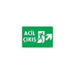 KOD:946 Acil Çıkış 17.5x25 Uyarı Levhası
