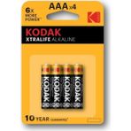 Kodak 4 Adet İnce Alkaline Pil