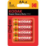Kodak Çinko Karbon Kalem Pil Blister Aa 4'lü 2 Adet