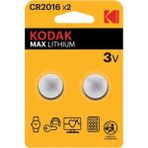 Kodak CR2016 2 Adet Ultra Lityum Para Pil