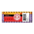 Kodak K3AHZ8+4 Shrınk Çinko Karbon İnce Pil
