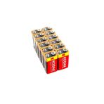 Kodak K9vhz-s1 9 Volt Super Heavy Duty Çinko Karbon Shrink Yassı Pil / Pakette 10 Adet Bulunur