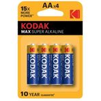 Kodak KAA-4 4 Adet Max Alkaline AA Kalem Pil