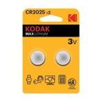 Kodak LİTYUM2CR2025 Para Pil 2li 7670 30X40X120 - 2'li