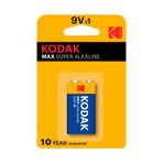 Kodak Max Alkalin Tekli 9V Pil
