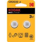 Kodak Max CR2032 Lityum Düğme Pil 2'li