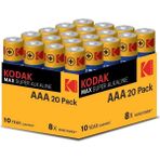 Kodak Max Super Alkalin 20 Adet - Aaa Ince Pil