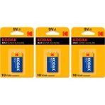 Kodak Max Super Alkaline (1x3) 3 Adet Alkalin 9 Volt Pil