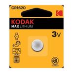 Kodak Para Pil CR1620 Tek