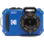 KODAK PIXPRO WPZ2 15M Su Geçirmez Fotoğraf Makinesi - 2 Lityum Pil + 16GB SD Kart - 16MP, 4x Optik Zoom, 1080P Full HD Video (Mavi)