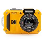KODAK PIXPRO WPZ2 15M Su Geçirmez Fotoğraf Makinesi - 2 Lityum Pil + 16GB SD Kart - 16MP, 4x Optik Zoom, 1080P Full HD Video (Turuncu)