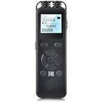 Kodak Ses Kontrolü Özellikli Mini Ses Kayıt Cihazı, Lityum Pil, MP3 Çalar ve İşitme Cihazı Fonksiyonu