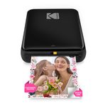 KODAK Step Anında Akıllı Telefon Fotoğraf Yazıcısı - Taşınabilir Mini Renkli Mobil Fotoğraf Yazıcısı - Çinko 2x3" Yapışkan Fotoğraflar - iOS ve Android Cihazlar ile Bluetooth Uyumlu - Eğlenceli