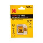 Kodak Ultra Performance 512 GB Micro SD Hafıza Kartı (100MB/S)